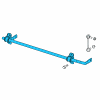 OEM 2016 Chrysler 200 Bar-Rear Suspension Diagram - 68161271AB