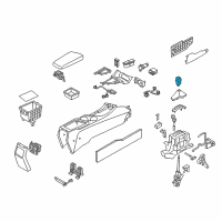 OEM 2011 Kia Optima Knob Assembly-Gear Shift Diagram - 467202T300