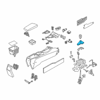 OEM 2015 Kia Optima Boot Assembly-Shift LEVE Diagram - 846402T100