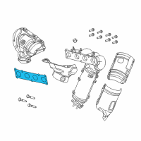OEM 2019 Jeep Compass Gasket-Exhaust Manifold Diagram - 5047499AA