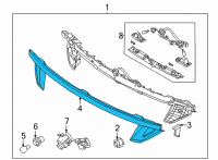 OEM 2022 Hyundai Tucson LENS & HSG REAR COMBINATION, CT Diagram - 92430-CW000