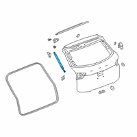 OEM 2022 Chevrolet Blazer Lift Cylinder Diagram - 42439804