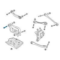 OEM 2021 Toyota GR Supra Lower Control Arm Bolt Diagram - 90118-WA798