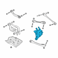 OEM Toyota GR Supra Knuckle Diagram - 42304-WAA01