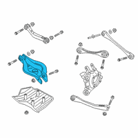 OEM 2022 Toyota GR Supra Lower Control Arm Diagram - 48730-WAA01