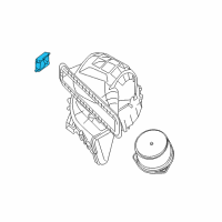 OEM 2015 Nissan NV2500 Air Intake Box Actuator Diagram - 27730-1PA0A