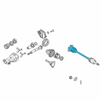 OEM Infiniti Repair Kit-Dust Boot, Rear Drive Shaft Diagram - C9GDA-7S028