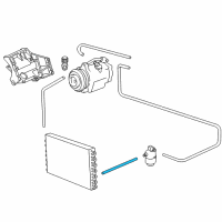 OEM 1998 BMW 750iL Condenser-Dryer Pressure Hose Assy Diagram - 64-53-8-390-347