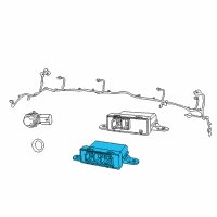 OEM Chrysler Voyager Module-Parking Assist Diagram - 68193775AJ