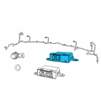 OEM Chrysler Voyager Module-Parking Assist Diagram - 68193772AJ