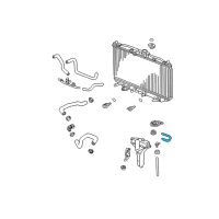 OEM Acura Hose, Reserve Tank Diagram - 19104-RBA-000