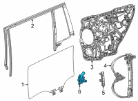 OEM 2021 Jeep Grand Cherokee L Motor-Window Regulator Diagram - 68499690AA