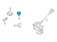 OEM 2018 Kia Cadenza Sensor Assembly-A Type Crash Diagram - 95920F6000