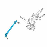 OEM 2016 Hyundai Santa Fe Sport Joint Assembly-Steering Diagram - 56400-4Z900