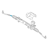 OEM 2007 Hyundai Accent Joint Assembly-Inner Ball Diagram - 57724-1E000