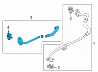 OEM 2022 Chevrolet Suburban Water Return Tube Diagram - 12691899