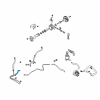 OEM 2003 Nissan Altima Hose-Return, Power Steering Diagram - 49725-8J002