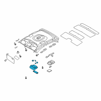 OEM 2007 Kia Spectra Lamp Assembly-Map Diagram - 928702F000NM