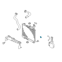 OEM 1997 Dodge Avenger O Ring-Radiator Drain Plug Diagram - MB007701