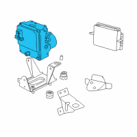 OEM 1996 BMW 740iL ABS Pump And Motor Assembly Diagram - 34501163026