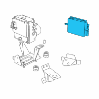 OEM 1999 BMW 540i Dsc Basic Control Unit Diagram - 34-52-6-750-115