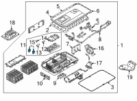 OEM Hyundai Ioniq Relay-High Voltage Main Diagram - 37583-G2010