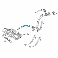 OEM 2019 Hyundai Veloster N Hose-Fuel Filler Neck Diagram - 31036-J3500