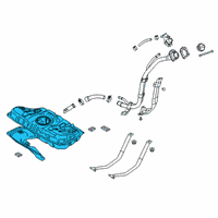 OEM Hyundai Veloster Tank Assembly-Fuel Diagram - 31150-J3500