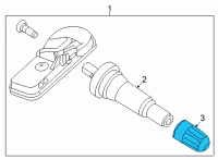 OEM 2021 Hyundai Elantra Cap-Valve Diagram - 52944-L1100