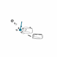 OEM Mercury Adjust Screw Diagram - F5TZ-13032-C