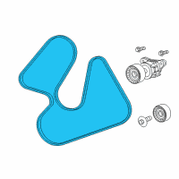 OEM 2017 Ram ProMaster City Belt-SERPENTINE Diagram - 5281238AA