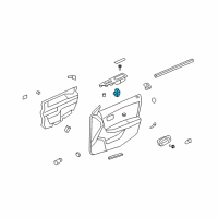 OEM 2008 Saturn Aura Window Switch Diagram - 20807218