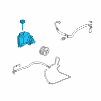 OEM 2007 Buick Lucerne Power Steering Pump Diagram - 19369084