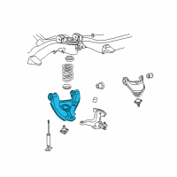 OEM 1993 GMC C2500 Front Lower Control Arm Kit Diagram - 15665555