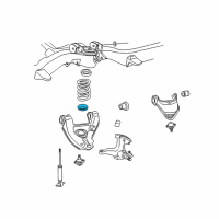 OEM 2002 GMC Savana 3500 Insulator-Front Spring Diagram - 15988238