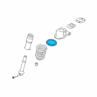 OEM Ford Five Hundred Lower Insulator Diagram - 7F9Z-5586-A