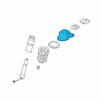 OEM Mercury Upper Mount Diagram - 5F9Z-18192-AB