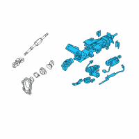 OEM 2007 Infiniti M35 Column Assy-Steering, Upper Diagram - 48810-EH26A
