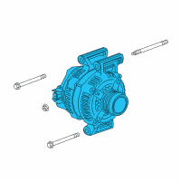 OEM 2018 Cadillac CT6 Alternator Diagram - 84195660