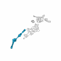 OEM 2009 Jeep Grand Cherokee Intermediate Shaft Diagram - 5103314AA