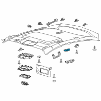 OEM 2013 Ford Focus Reading Lamp Assembly Diagram - BM5Z-13776-ED