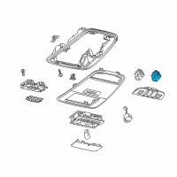 OEM 2015 Buick Regal Sunroof Switch Diagram - 22894231