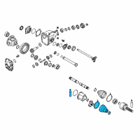 OEM 2002 Nissan Frontier Repair Kit - Dust Boot, Inner Diagram - C9GDA-05U8H