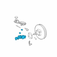 OEM 2013 Ford Edge Master Cylinder Diagram - CT4Z-2140-A