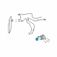 OEM 2010 Jeep Commander Coil-Air Conditioning Clutch Diagram - 5003681AA
