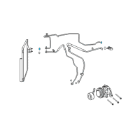 OEM 2010 Dodge Ram 2500 O Ring-A/C Line Diagram - 68035281AA