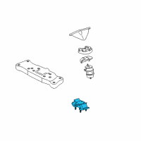 OEM Lexus LS430 Insulator, Engine Mounting, Rear NO.1 Diagram - 12371-50170