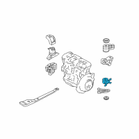 OEM 2007 Mercury Mariner Front Mount Diagram - 5L8Z-6038-BA