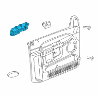 OEM Dodge Ram 1500 Switch-Power Window Diagram - 5029464AA