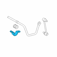 OEM 2006 Toyota Avalon Stabilizer Bar Bracket Diagram - 48832-06110